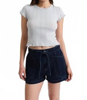 NEW DAZE lily baby tee in powder blue